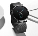 LIGE Mens Watches Ultra-Thin Analog Quartz Minimalist Stainless Steel Mesh Band Dress Watches for Men - Image 4